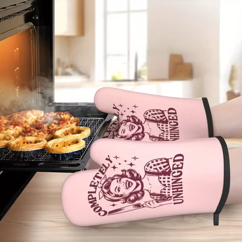 Completely Unhinged Kitchen Gloves 2