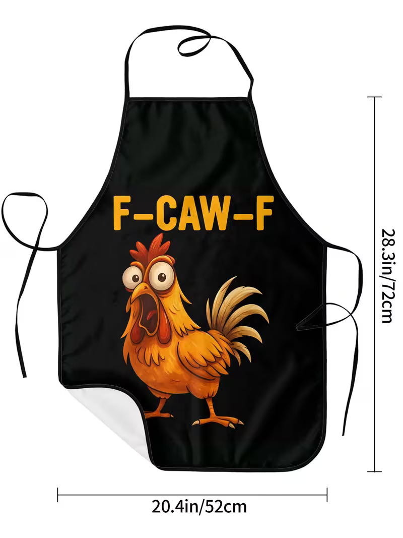 F Caw F Chicken Apron