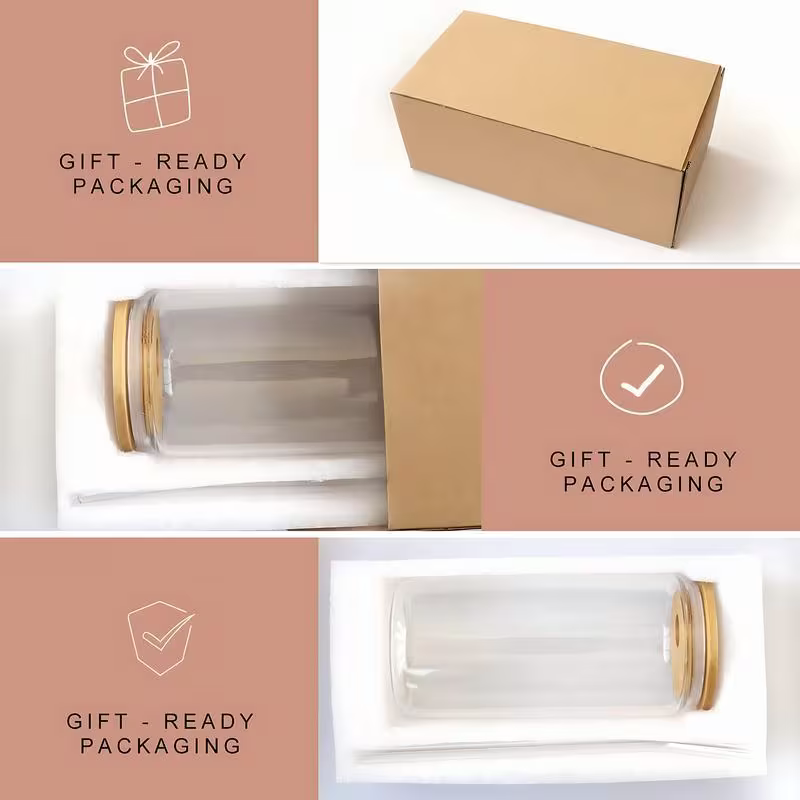 Sisters Reusable High-Quality 16oz Glass Cup 2